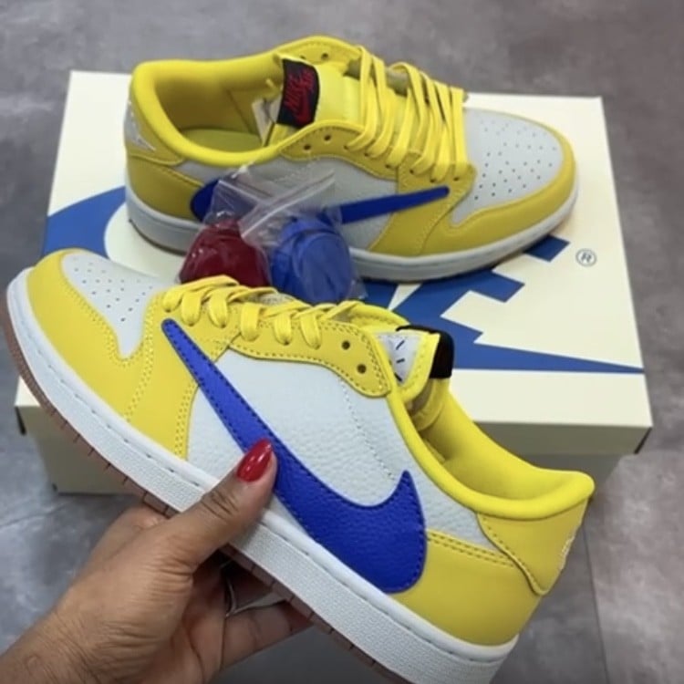 Travis Scott x Wmns Air Jordan 1 Retro Low OG SP 'Canary'