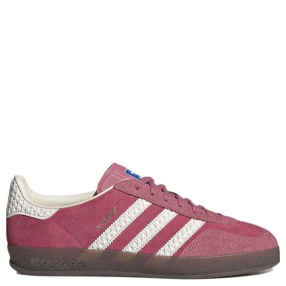 adidas gazelle silver green womens Adidas Women's Gazelle Shock Purple / Cloud White / Gold Metallic Low Top  Sneakers main image 0