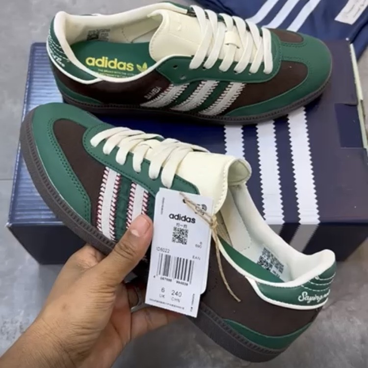 adidas gazelle silver green womens ADIDAS SAMBA X NOTITLE COW PRINT – Brandadox main image 0
