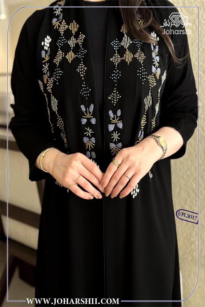 عباية شروق شك من الامام بعدة اللوان