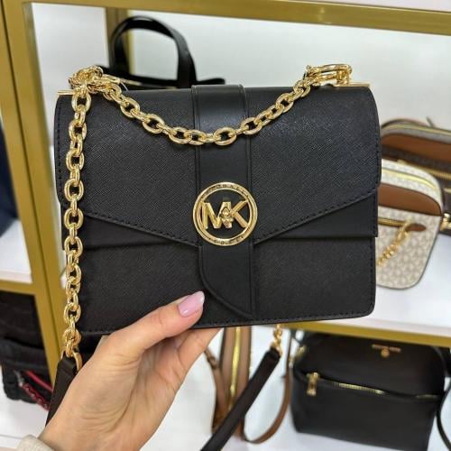 Greenwich Small Saffiano Leather Crossbody Bag