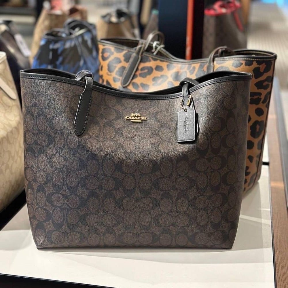 City Tote In Signature Canvas