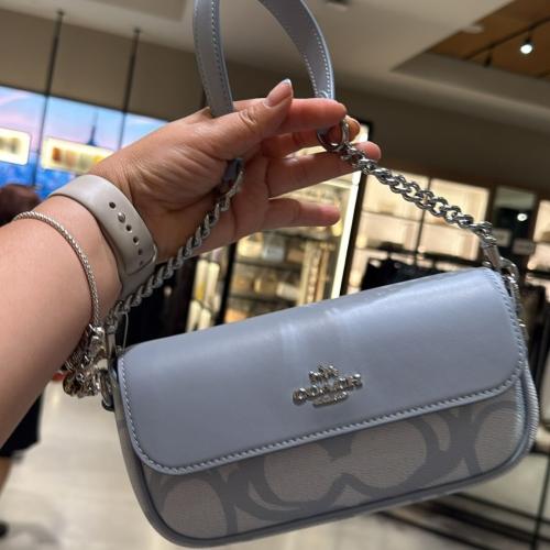 Hailey Flap Bag With Signature Canvas