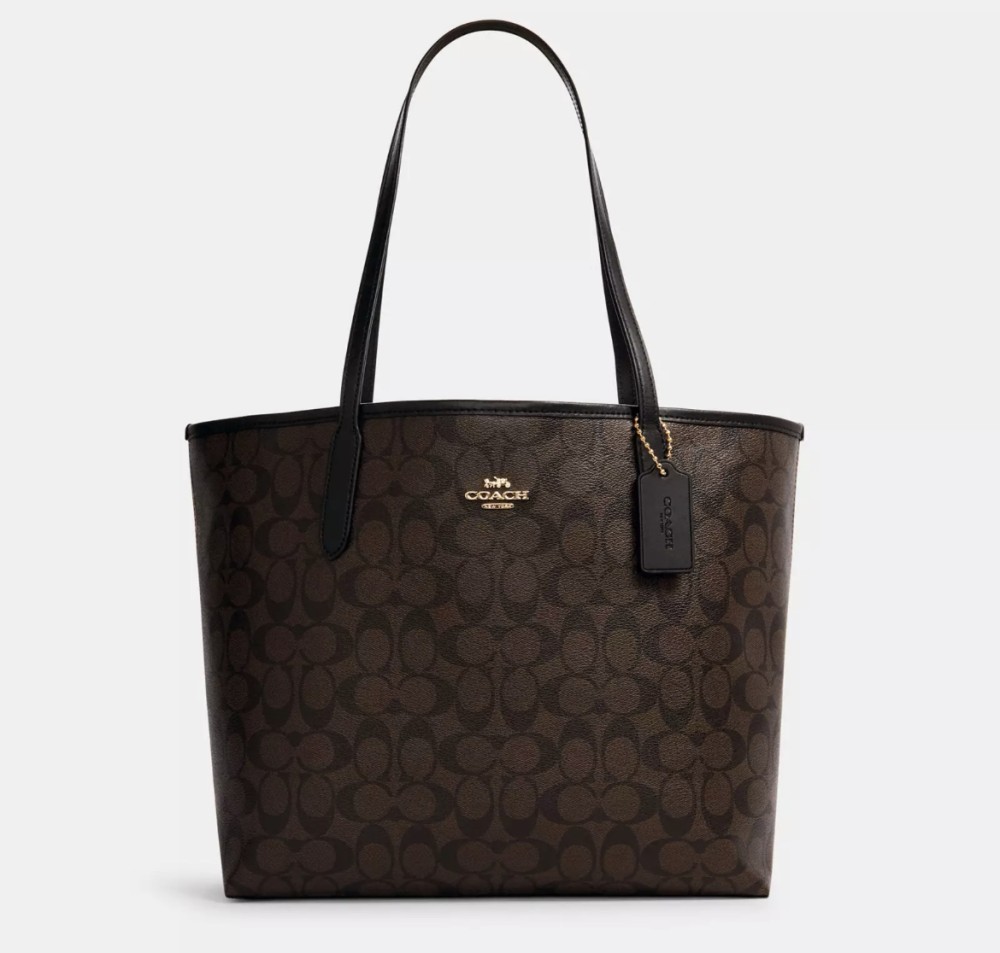 City Tote In Signature Canvas