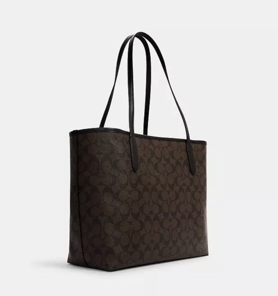 City Tote In Signature Canvas