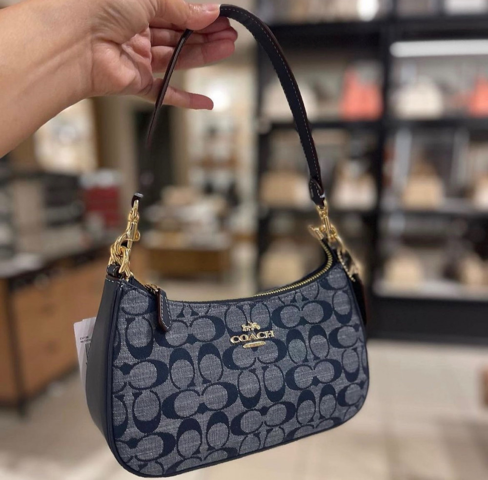 Coach Teri Shoulder Bag in Signature Chambray