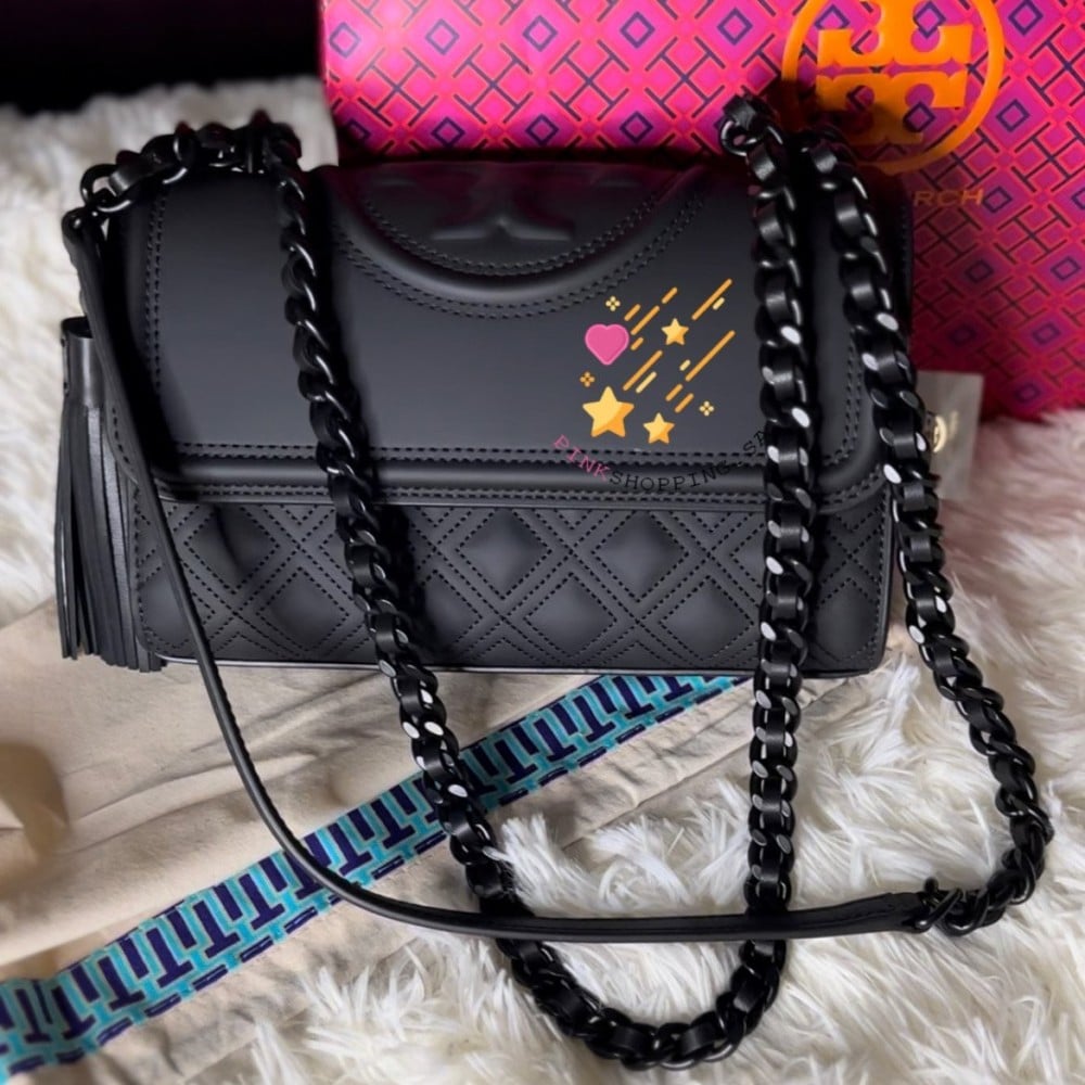 SMALL FLEMING MATTE CONVERTIBLE SHOULDER BAG