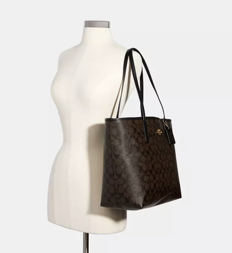 City Tote In Signature Canvas
