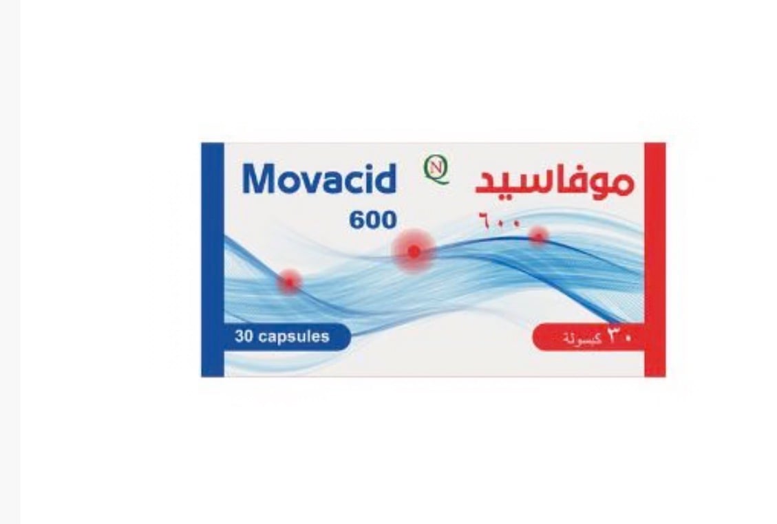 Movacid 600mg 30 cap