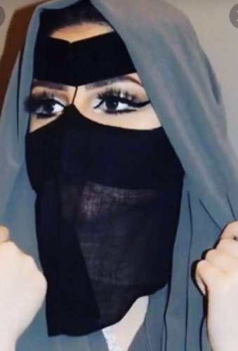 برقع قطن طبقتين