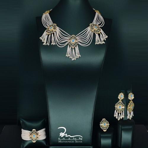 طقم لؤلؤ ملكي للمناسبات