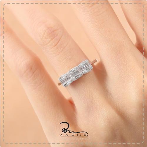 خواتم نسائية فضة فاخرة لحفلات الزفاف والمناسبات