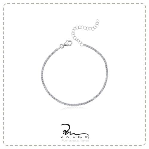 اساور نسائية فضة عيار 935 تنس
