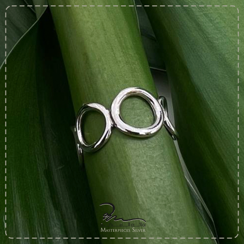 خواتم فضة نسائية فاخرة من روائع الفضة