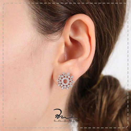 حلقان فضة عيار 935