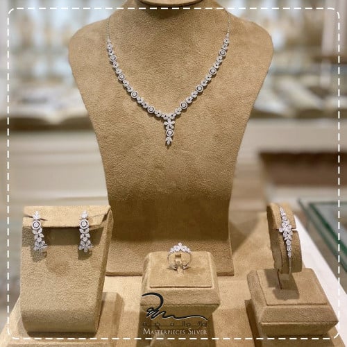 طقم فضة كامل عيار 925