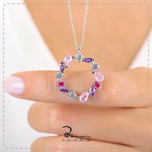 سلسلة نسائية فضة فخمة