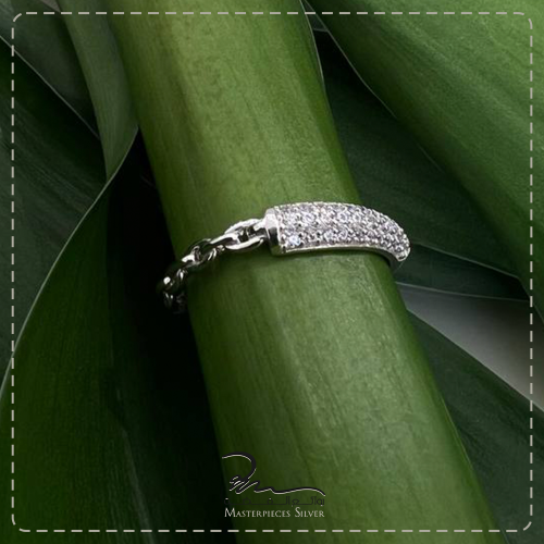 خاتم حريمي فضه عيار 925