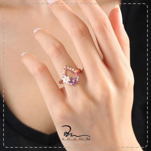 خواتم نسائية راقية بطلاء الذهب