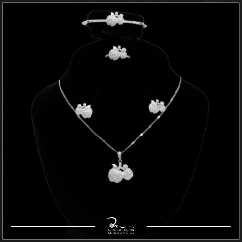 طقم فضة بناتي اطفال - روائع الفضة