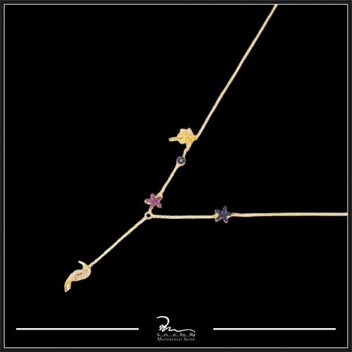 سلسلة فضة نسائية سلسلة الجاذبية