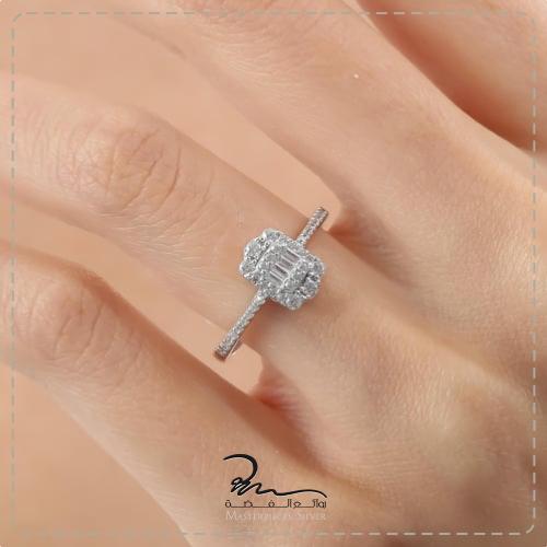 خواتم فضة نسائية فاخرة لحفلات الزفاف والمناسبات