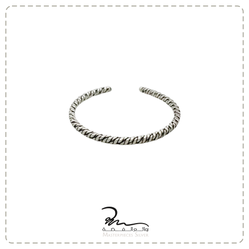 اساور رجالية فضة فخمة