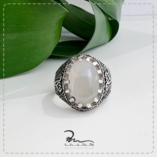 خواتم عقيق وفضة خالص رجالية