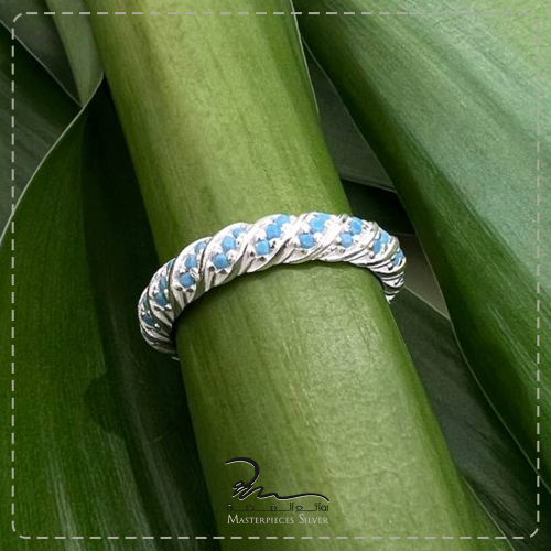 خاتم فضة نسائي عيار 925