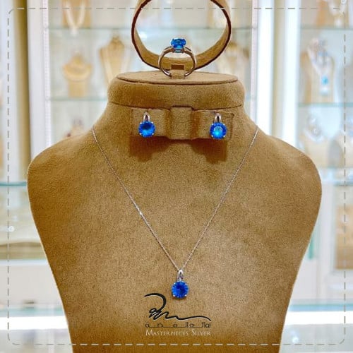 طقم فضه نسائي ناعم