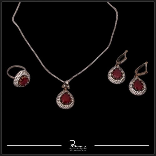 نصف طقم فضة تركي عيار 925