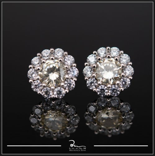 حلق فضة  حريمي صغير كوري الصنع