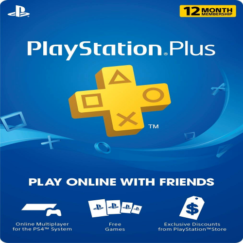 بلايستيشن بلس 12 شهر PlayStation Plus (أمريكي)