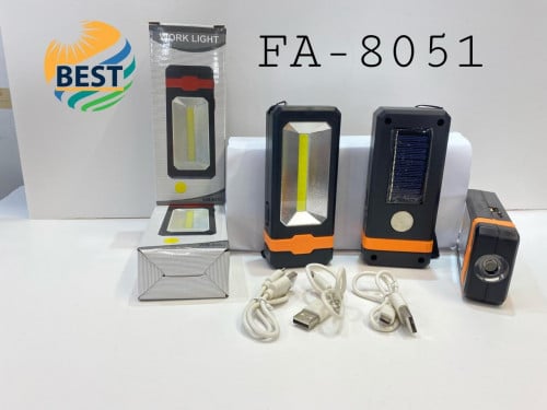 كشاف يدوي يعمل بالطاقة الشمسية - مناسب لأصحاب الكشتات والصيد