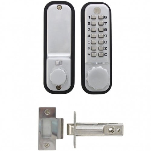 كيلون ارقام باب خشب لون سلفر