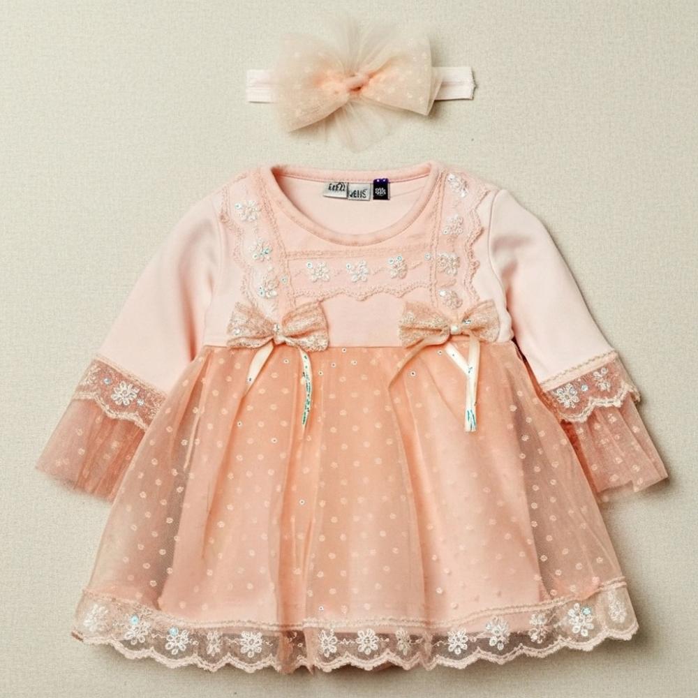 فستان مواليد بناتي