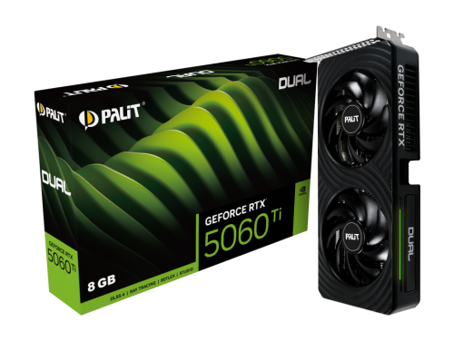 كرت شاشة Palit GeForce RTX 5060 Ti Dual 8GB GDDR7