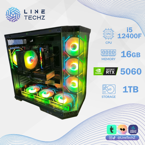تجميعة متوسطة | كرت شاشة GeForce RTX 5060 معالج In...