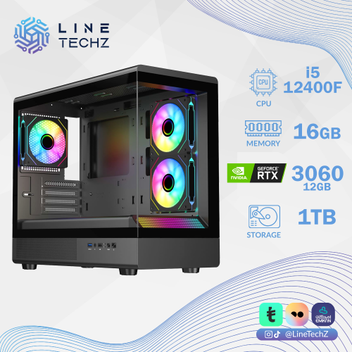 تجميعة متوسطة | كرت شاشة GeForce RTX 3060 معالج In...