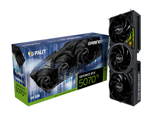 كرت الشاشة Palit GeForce RTX 5070 Ti Gaming Pro 16...