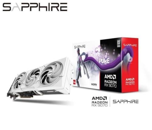 كرت شاشة AMD Radeon RX 9070 OC White 16GB