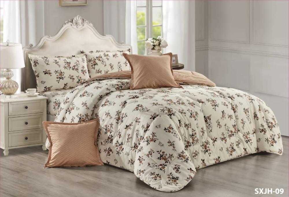 مفرش مذهلة نفر ونصف - 4 قطع - sxj 09