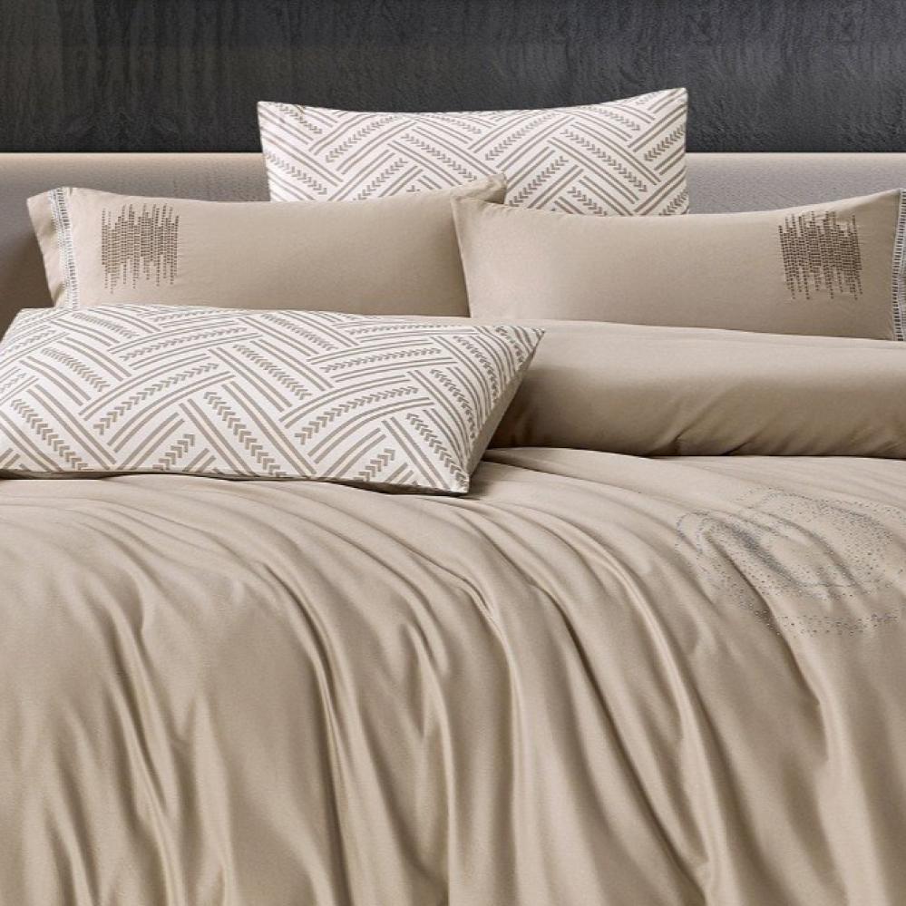 تلبيسة لحاف فريدة نفرين هاي كريست 6 قطع قطن 100% مطرز - 3