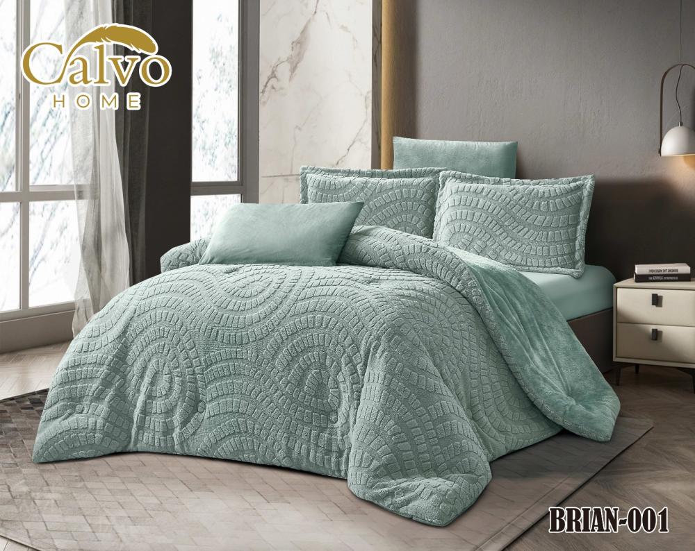 طقم مفرش شتوي بيرين 6 قطع