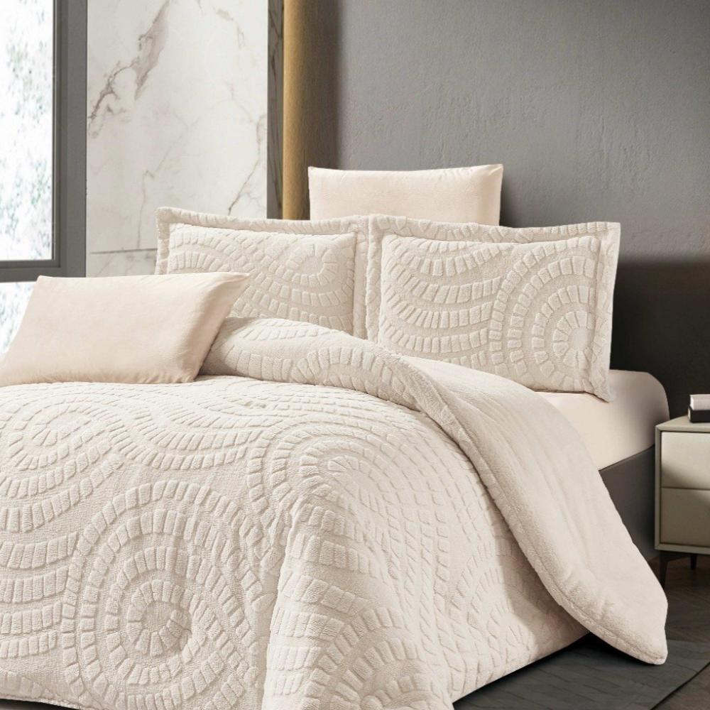 طقم مفرش شتوي بيرين 6 قطع