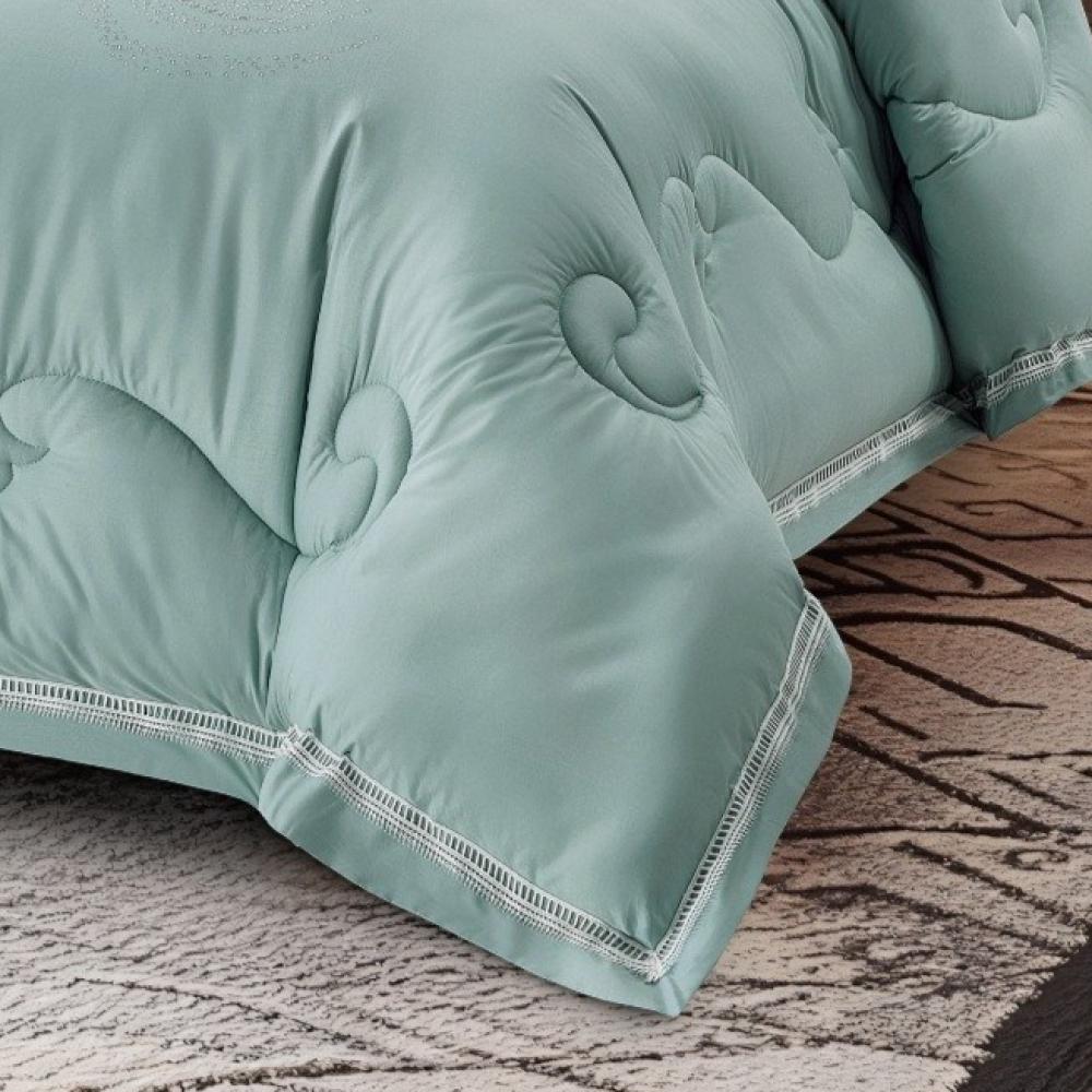 مفرش فندقي قطن 100% مطرز فريدة 7 قطع -5