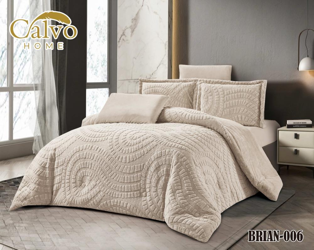 طقم مفرش شتوي بيرين 6 قطع