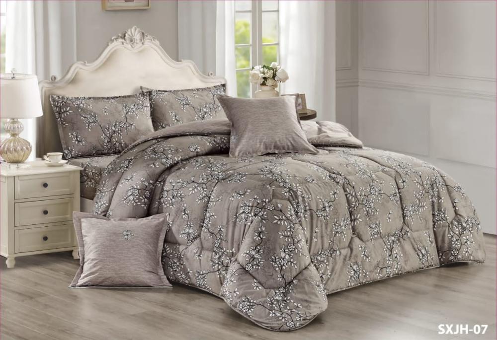 مفرش مذهلة نفر ونصف - 4 قطع - sxj 07