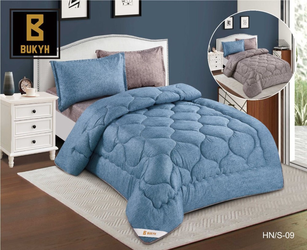 مفرش النجوم صيفي مفرد ونصف 4 قطع  - 09