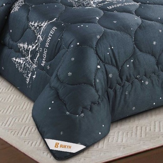 مفرش النجوم صيفي مفرد ونصف 4 قطع  - 012